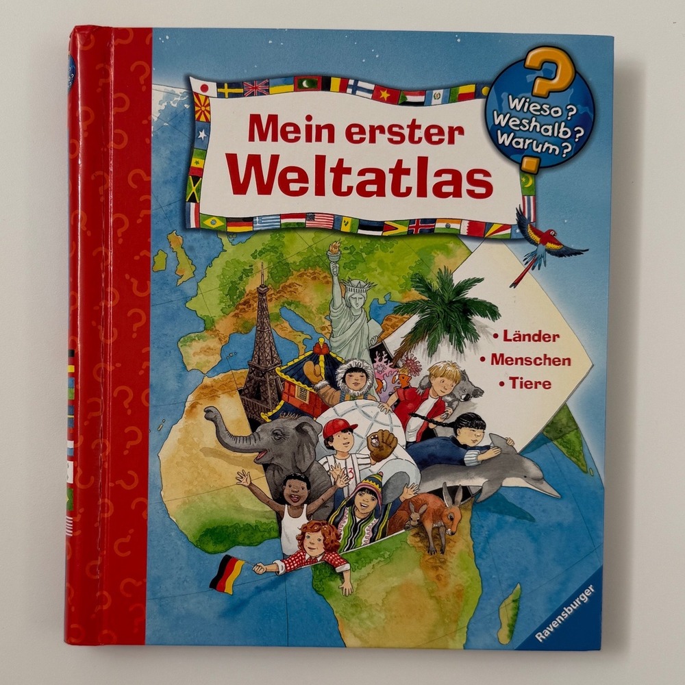 Mein erster Weltatlas Ravensburger Wieso Weshalb Warum German Kids Atlas Book